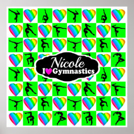 BESTES GYMNAST-DESIGN POSTER