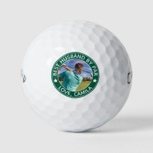 Bestes Handy von Par Custom Foto & Liebe Message Golfball