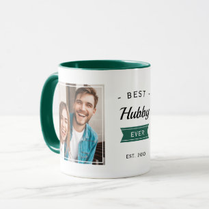 Bestes Hubby-Jubiläum Geburtstags-Foto Tasse