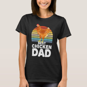 Bestes Huhn Vater Bauer Hühnchen T-Shirt