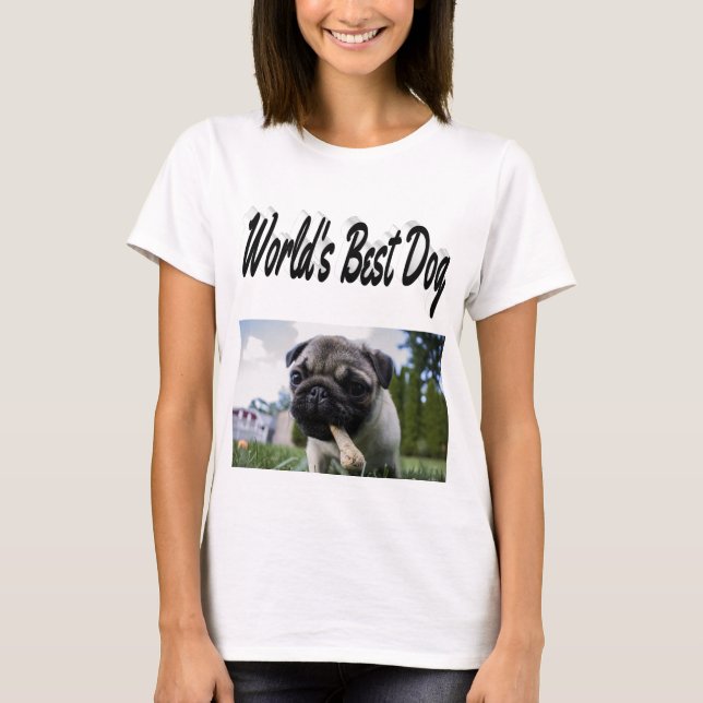 Bestes Hund-Foto  T-Shirt (Vorderseite)