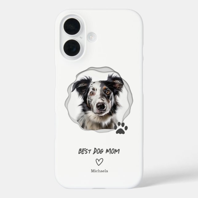 Bestes Hund-Mama-Foto Case-Mate iPhone Hülle (Rückseite)