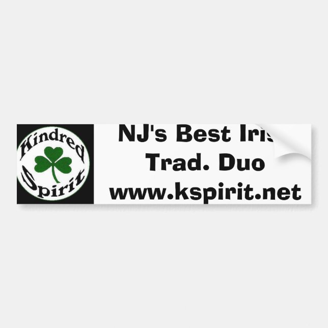 Bestes irisches Trad Duo NJS Autoaufkleber (Vorne)