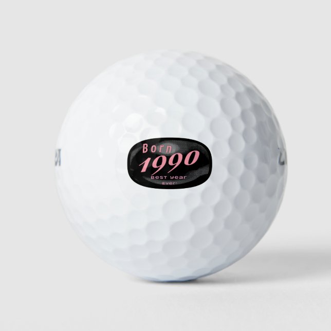 Bestes Jahr 1990 Golfball (Vorderseite)