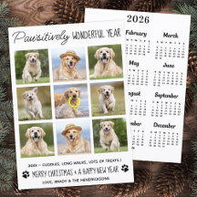 Bestes Jahr je Hunde FotoCollage 2025 Kalender für