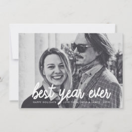 Bestes Jahr überhaupt Feiertagskarte