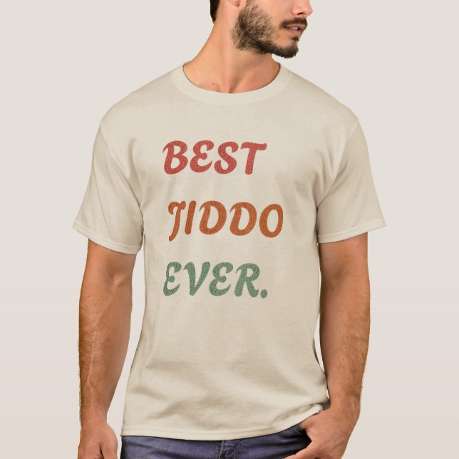 Bestes Jiddo-Geschenk für Großvater T-Shirt (Vorderseite)