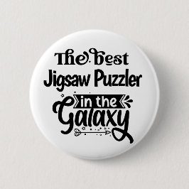 Bestes Jigsaw Puzzler Jigsaws Fan Puzzle Geschenk Button
