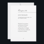 Bestes Kapitel unseres Lebens | Book Format Save The Date<br><div class="desc">Design ist ein Kapitel-Format eines Buches. Dieses Design ist einfach,  elegant und minimalistisch.</div>