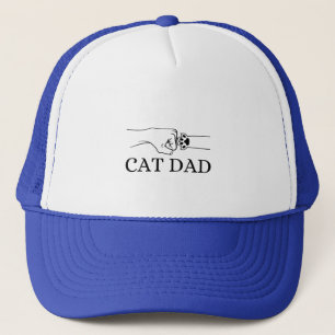 Bestes Katzenpapa-Geschenk für Katzenbesitzer Papa Truckerkappe