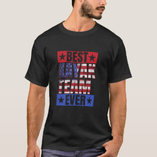 Bestes Kayak Team je Kayaking Kayaker Bootspropp T-Shirt