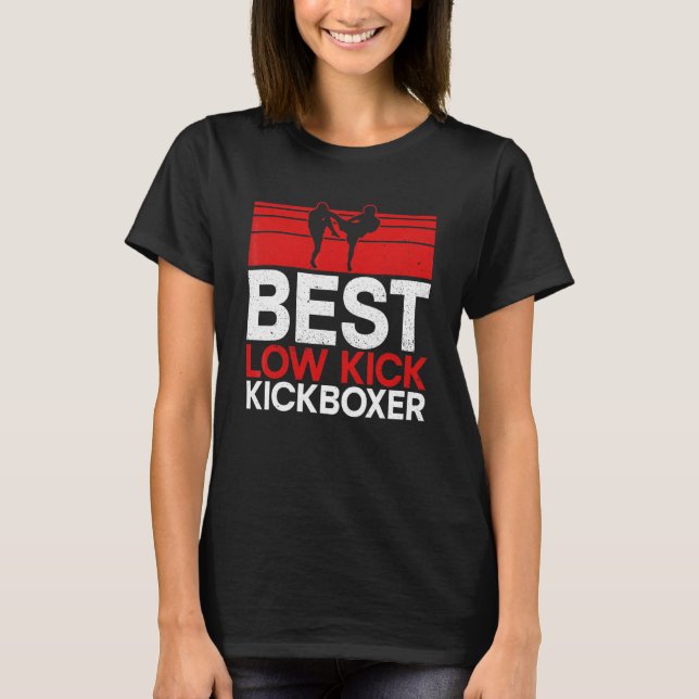 Bestes Kickboxer-Material-Kickboxer T-Shirt (Vorderseite)