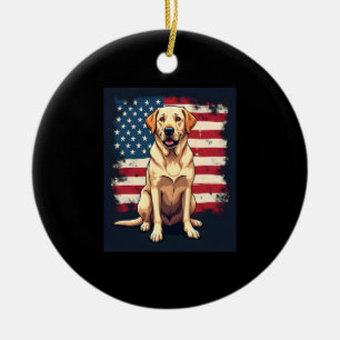 Bestes Labrador für Männer Gelbe Labrador Hunde ab Keramik Ornament