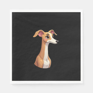Bestes Leben mit Arabian Greyhound Long Sleeve T-S Serviette