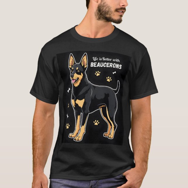 Bestes Leben mit Beauce Schäferhund Tank Top (Vorderseite)
