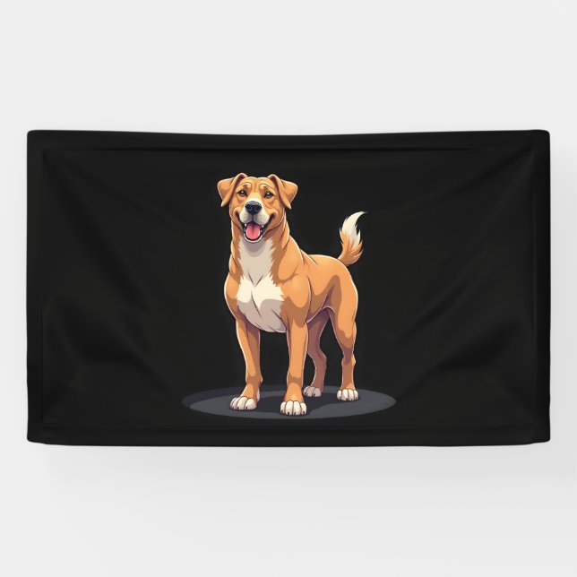 Bestes Leben mit dem Dogo Canario Long Sleeve T -  Banner (Horizontal)