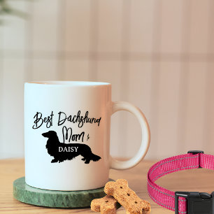 Bestes Long Hair Dackel Hund Mama Geschenk Kaffeetasse