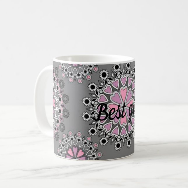 Bestes Mädchen Kaffeetasse (Vorderseite Links)