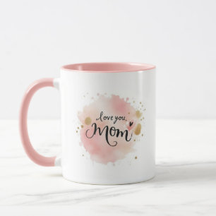 Bestes Mama-Geschenk "Liebe Sie, Mama" - Aquarells Tasse