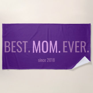 Bestes Mama-überhaupt Mutter-Tagesbadetuch mit Strandtuch