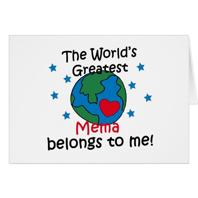 Bestes Mema gehört mir (Vorderseite (Horizontal))