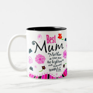 Bestes Mengenangebot mit Blume-Geschenk Zweifarbige Tasse