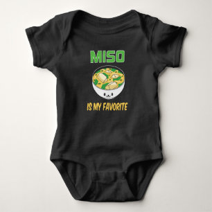 Bestes Miso Soup Lover Geschenk   Miso ist mein Fa Baby Strampler