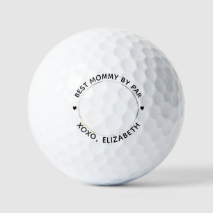 Bestes MOMMY Par Personalisiertes Foto Golfball