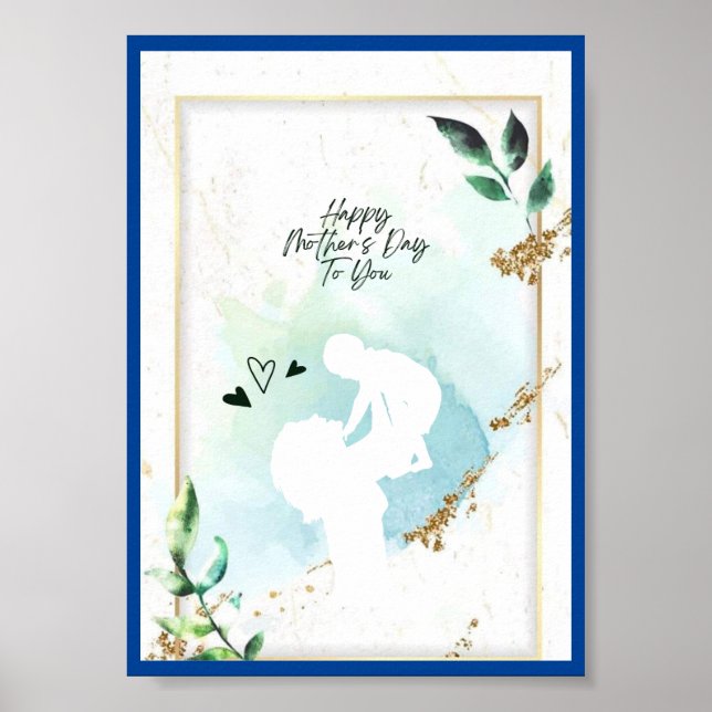 Bestes Mother-Day-Geschenkposter Poster (Vorne)