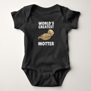 Bestes Motter Otter Spiel für Mama Sweet Animes Baby Strampler