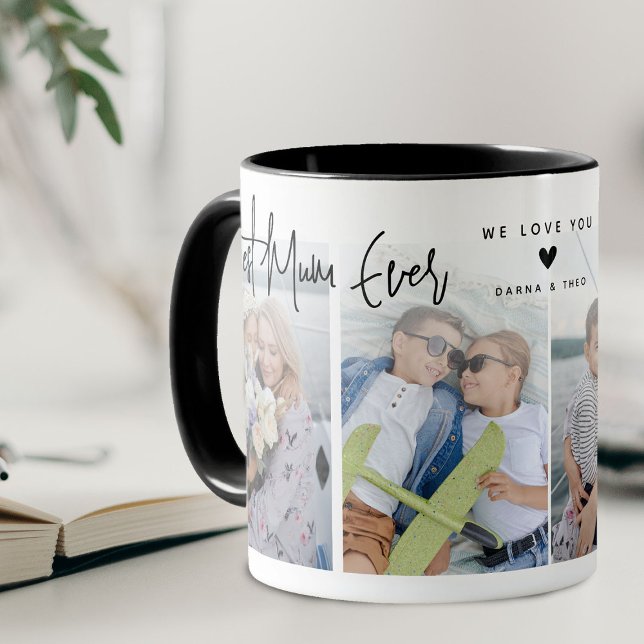 Bestes-Mum-aller-Zeiten-Script 4x Foto Tasse (Von Creator hochgeladen)