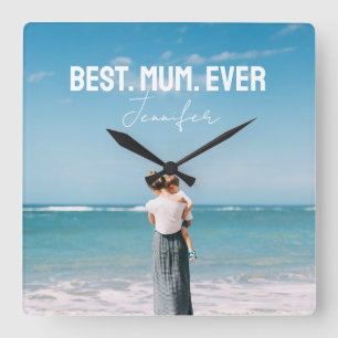 Bestes MuM-Foto je Quadratische Wanduhr