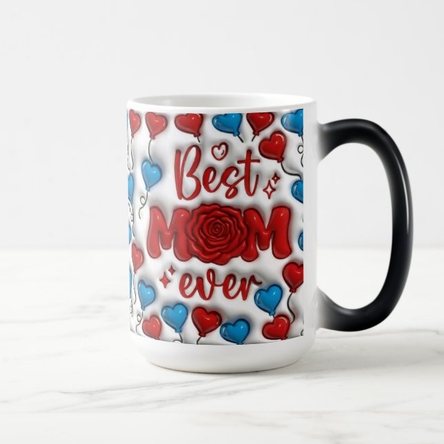 Bestes-Mutter-Tasse-Design, Sublimationsdesign. Verwandlungstasse (Rechts)