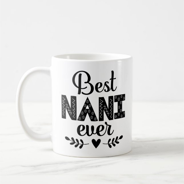 Bestes Nani-Geschenk für Großmutter Kaffeetasse (Links)