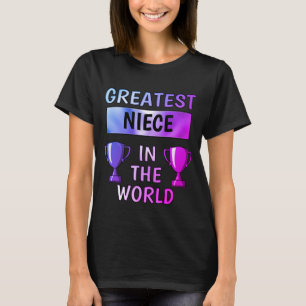 Bestes Niece Personalisiert T-Shirt