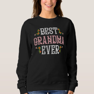 Bestes Nona je Niedliches Großmutter Grafikdesign Sweatshirt