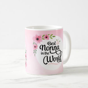 Bestes Nonna in der WeltBlumen-Tasse Tasse