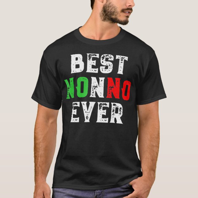 Bestes Nonno-je-italienisches Opa-Geschenk T-Shirt (Vorderseite)