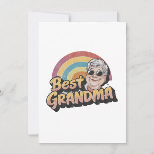bestes Oma Feiertagskarte