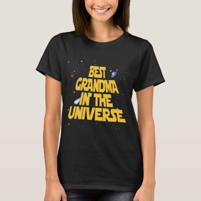Bestes Oma im Universum T-Shirt (Vorderseite)