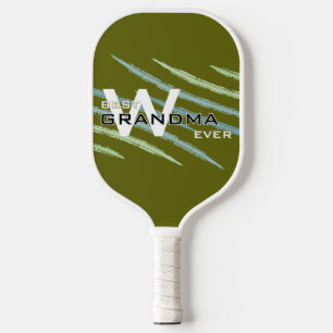 Bestes Oma mit Monogrammatikalischen Initialen Lig Pickleball Schläger