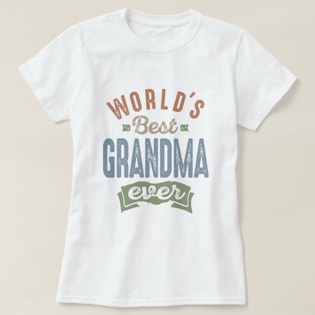 Bestes Oma T-Shirt (Design vorne)