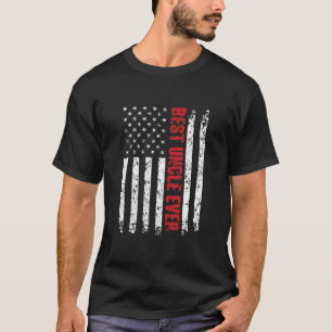 Bestes Onkel je amerikanisches Flag-Shirt-Geschenk T-Shirt