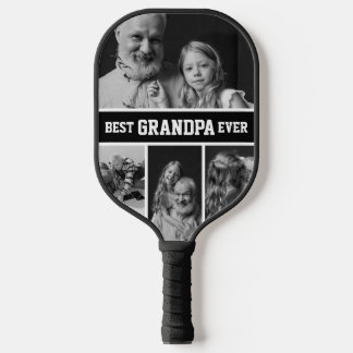 Bestes Opa-Foto Geburtstagsgeschenk Pickleball Schläger
