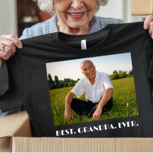 Bestes Opa-Foto je Familie T-Shirt