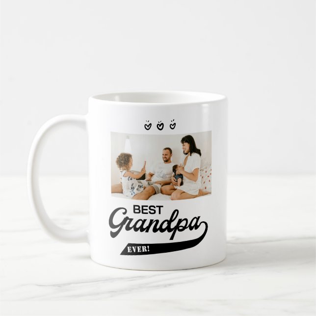 Bestes Opa-Foto Kaffeetasse (Links)
