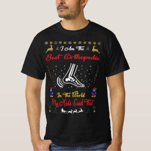 Bestes orthopädisches Weihnachtsfest T-Shirt