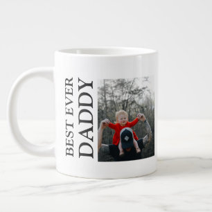 Bestes Papa Aller Foto-Tasse, Benutzerdefinierter Jumbo-Tasse