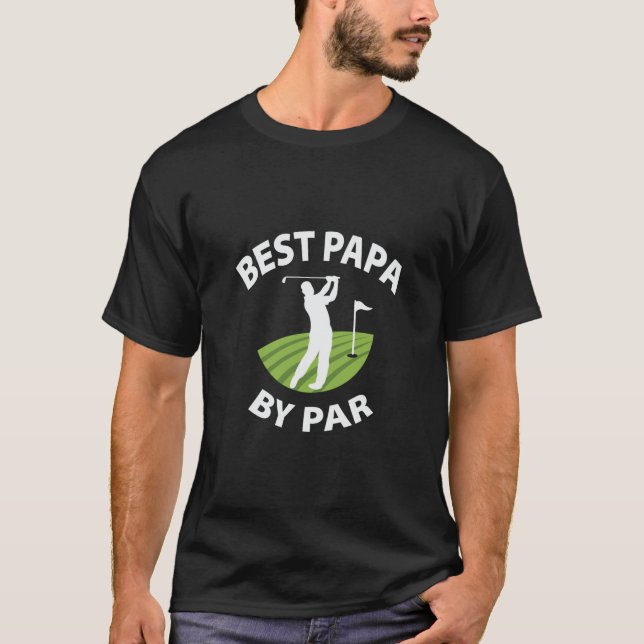 Bestes Papa durch PAr T-Shirt (Vorderseite)