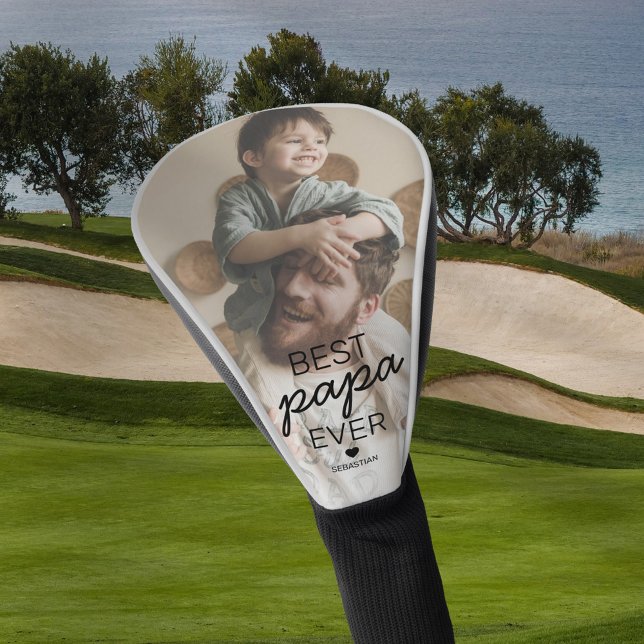 Bestes Papa Ever Foto Golf Headcover (Von Creator hochgeladen)